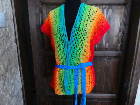 horgolt mellény (1114)