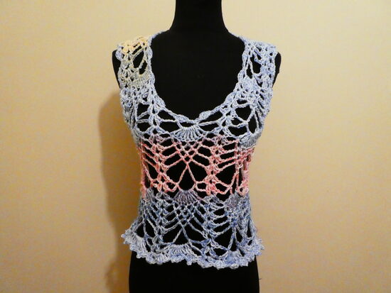 horgolt felső s/m-es (1145)