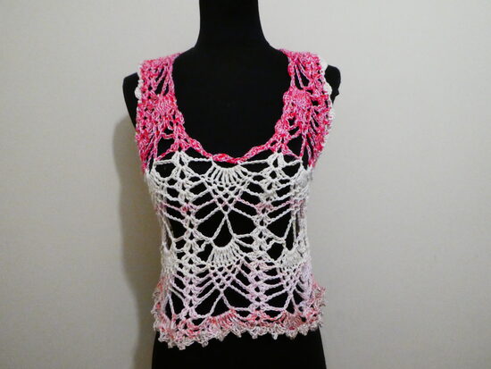 horgolt felső s/m-es (1147)