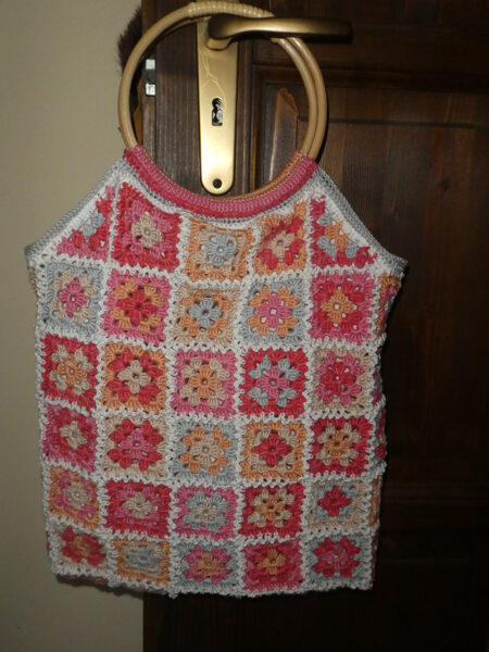 horgolt táska (0826)